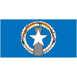 Sticker Drapeau iles Marianne du Nord