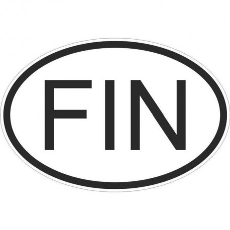 Sticker Code Pays Finlande