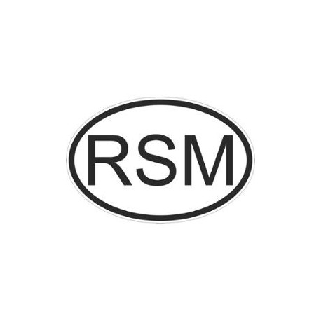 Sticker Code Saint Marin