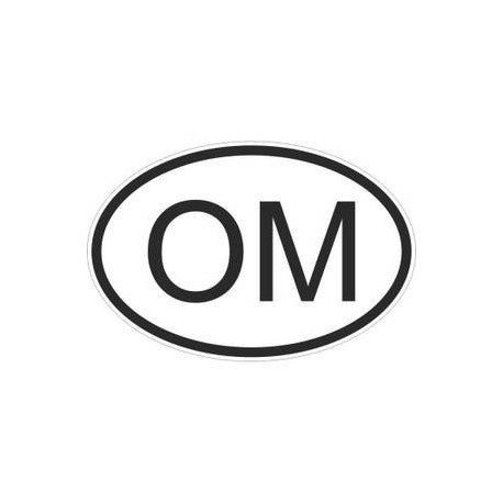 Sticker Code Pays Oman