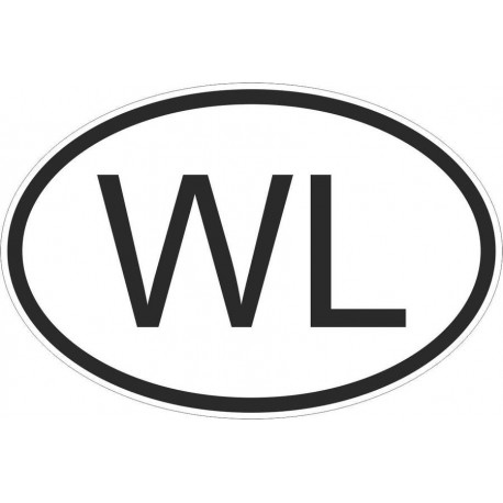 Sticker Code Pays Sainte Lucie