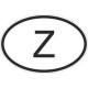 Sticker Code Pays Zambie