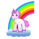 Sticker Licorne Debout
