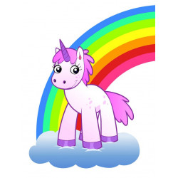 Sticker Licorne Debout