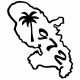 Sticker Ile de la Martinique