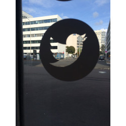 Sticker Twitter blanc et vide à l'intérieur