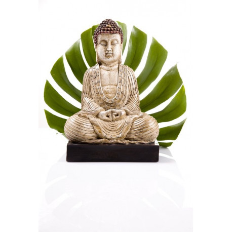 Sticker bouddha avec fleuille