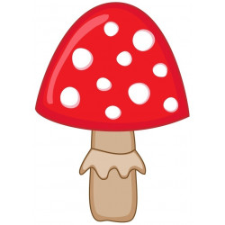 Autocollant Champignon