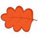 Sticker feuille automne