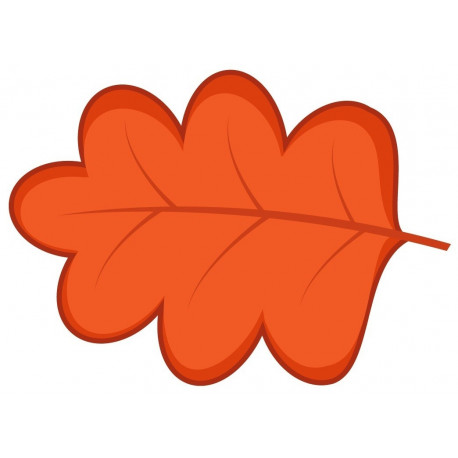 Sticker feuille automne
