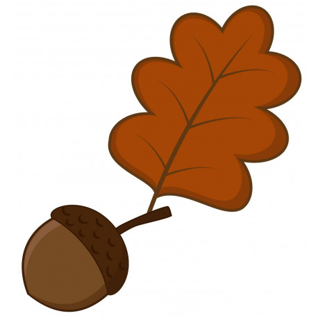 Sticker Gland avec feuille