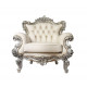 Sticker vintage Chaise blanche capitoné