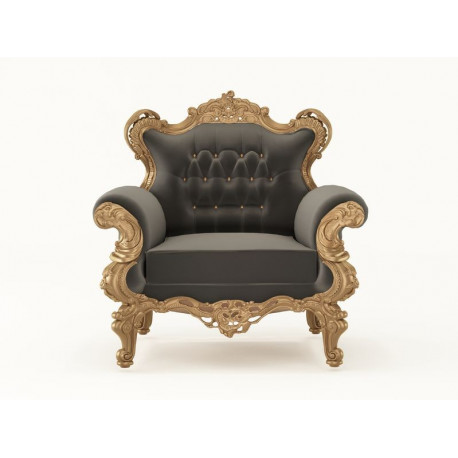 Sticker vintage Chaise noire