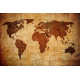 Sticker vintage Carte map monde