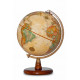 Sticker vintage globe monde
