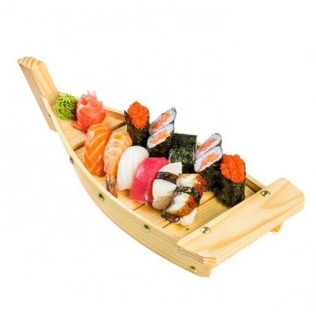 Sticker sushis dans un bateau