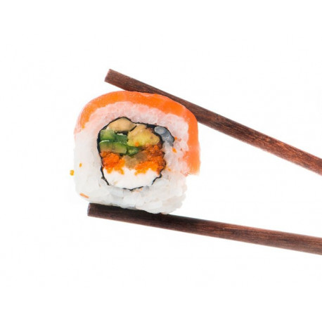 Sticker sushis avec fourchette