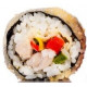 Sticker sushi rond