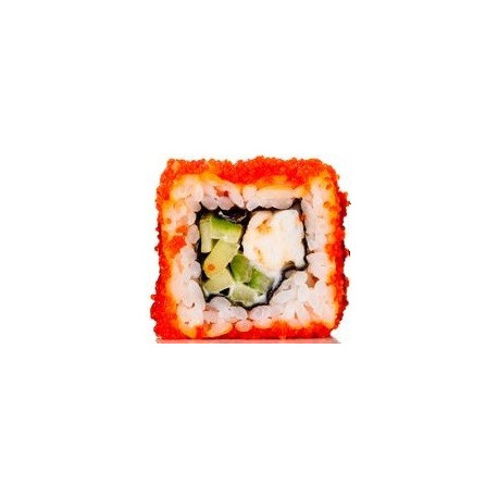Sticker sushi rouge