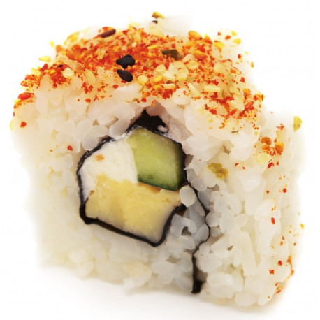 Sticker sushi avec piment