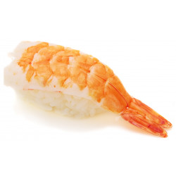 Sticker sushi avec crevette