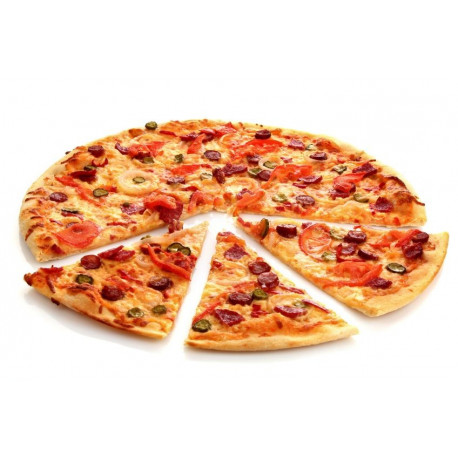 Sticker pizza chorizo et tomate