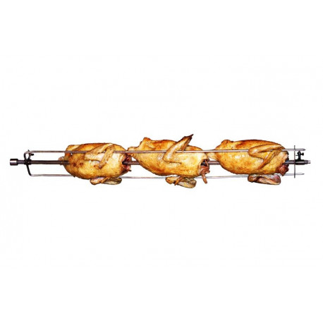 Sticker poulet roti en brochette