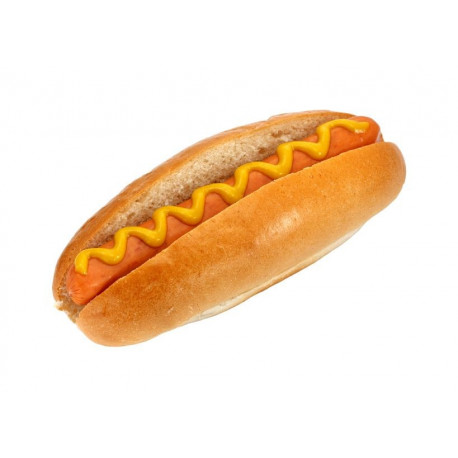 Sticker hot dog saucisse moutarde