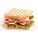 Sticker sandwich triangle jambon
