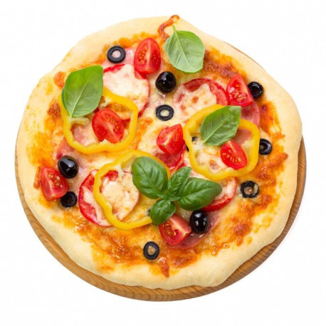 Sticker pizza poivron tomates