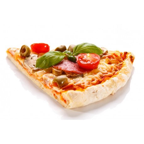 Sticker part pizza avec olive