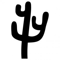 Autocollant mural Cactus