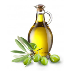 Sticker olive avec bouteille huile