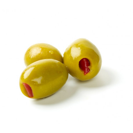 Sticker olive fouré piment