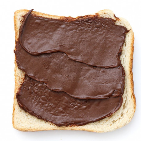 Sticker tartine de chocolat