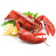 Sticker homard avec citron