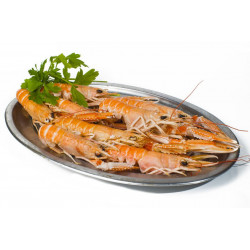 Sticker langoustines dans assiette