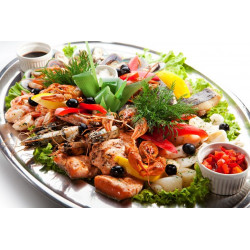 Sticker plateau fruit de mer