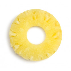 Sticker ananas rondelle