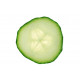 Sticker concombre en rondelle