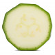 Sticker courgette en rondelle