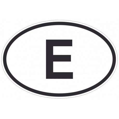 Sticker Code Pays Espagne