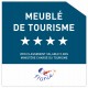 Sticker Meublé de tourisme 4 étoiles