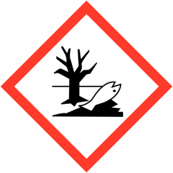 Panneau GHS09 danger environnement produit chimique aquatique