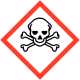 Panneau GHS06 toxicité aiguë produit chimique toxique