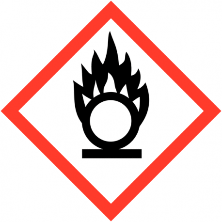 Sticker étiquette matières comburantes