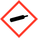 Panneau GHS04 gaz sous pression bouteille stockage chimique