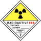 sticker transport international radioactives catégorie 3