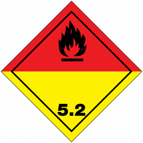 sticker transport international peroxydes organiques