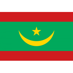 Sticker drapeau Mauritanie